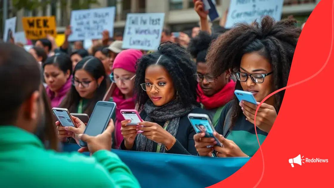 Impact of social media on activism