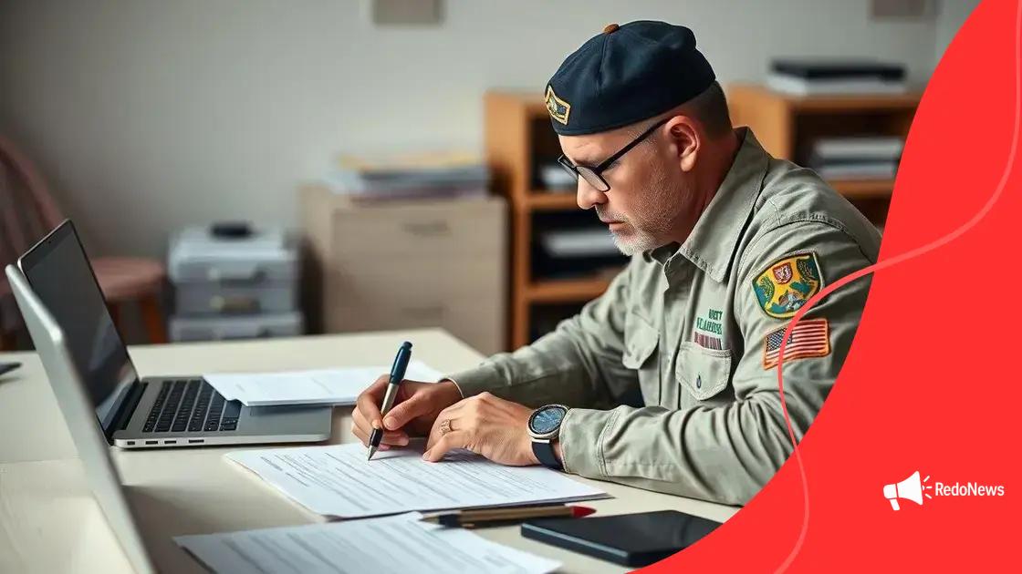 How to apply for veteran job training