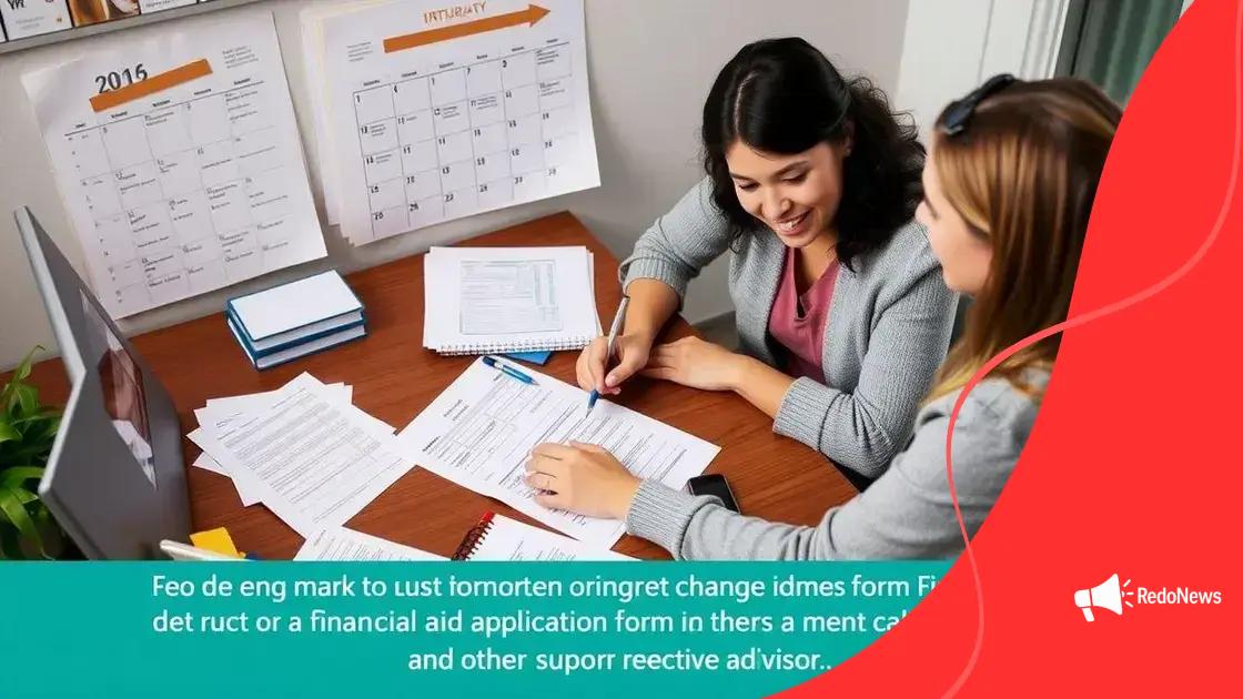 Tips for applying for financial aid