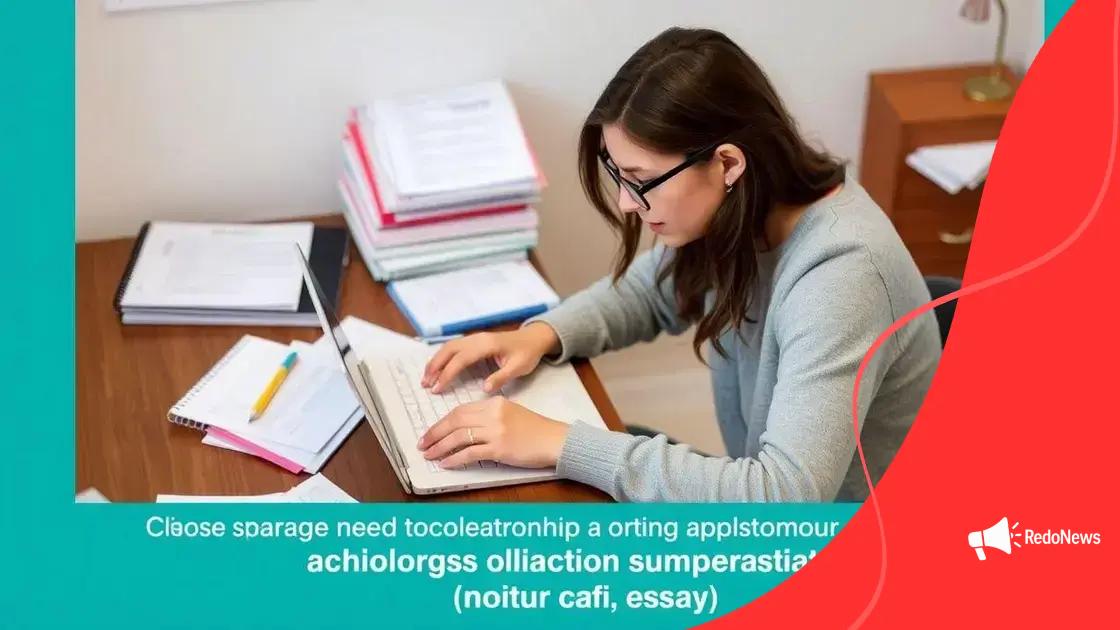 Tips for writing an effective application essay