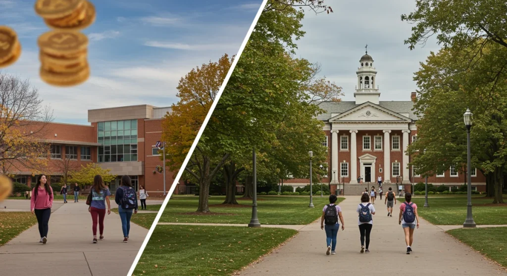 Community College vs. University: 2025 Cost-Benefit Analysis for US Students